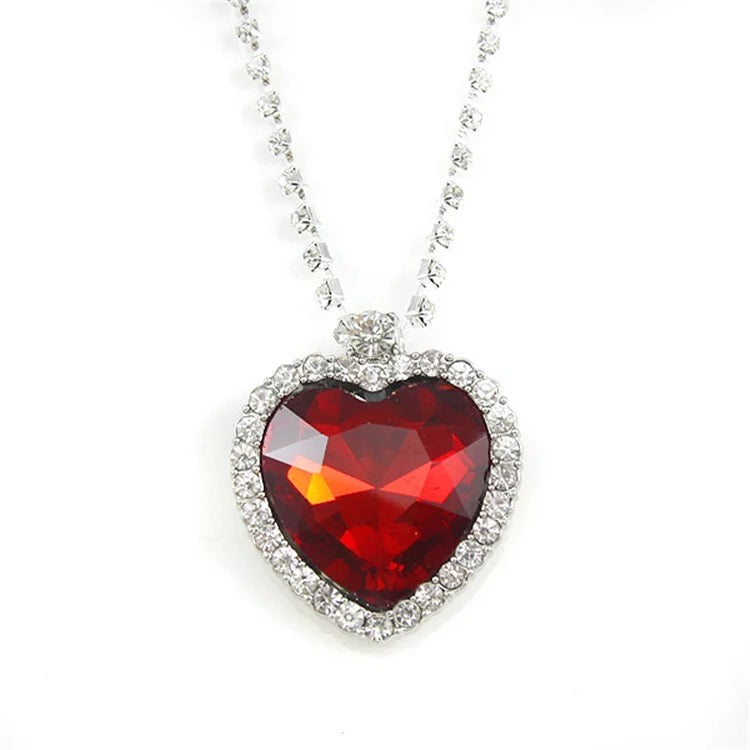 Collar Corazon Rojo