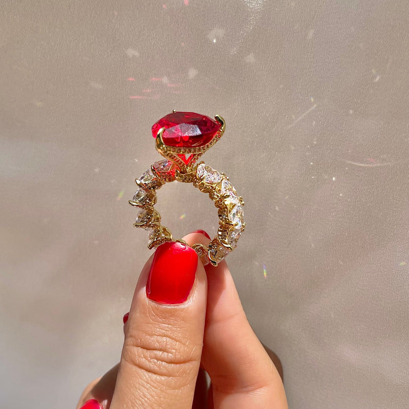 Anillo Princesa Rojo