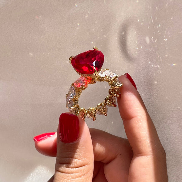 Anillo Princesa Rojo