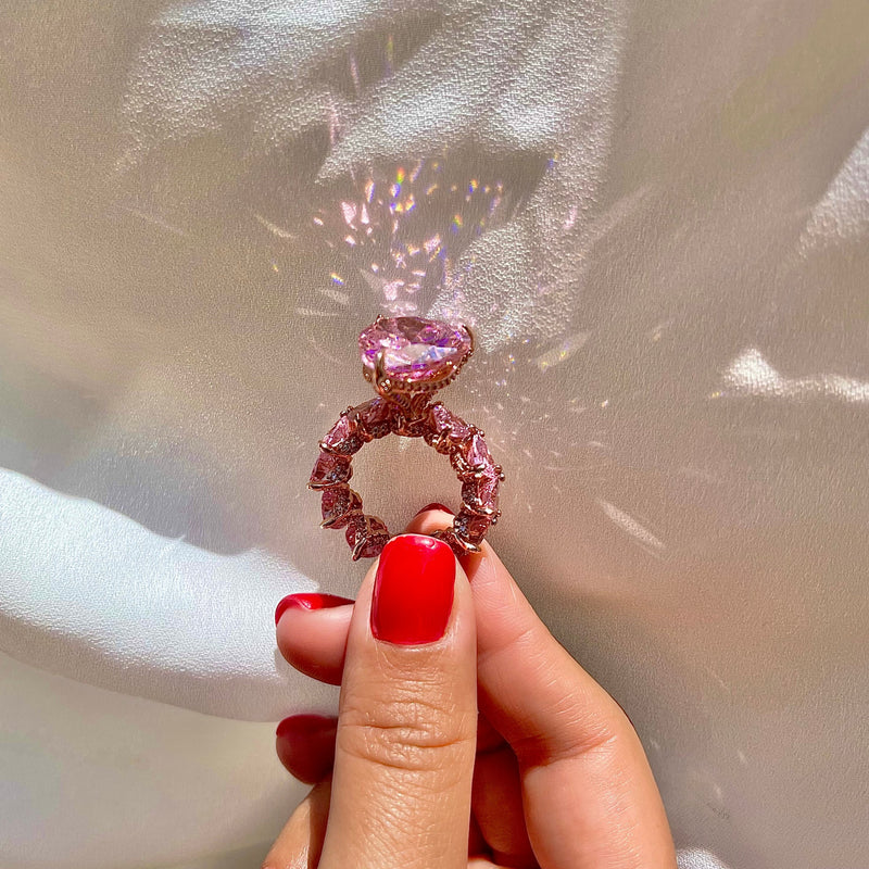 Anillo Princesa Rosado